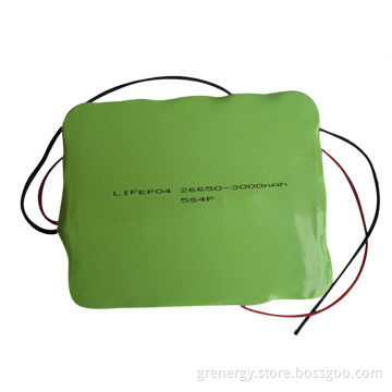 16V 12Ah LiFePO4 Battery for LED Light, Electrical Tools, with CC and CV Charge Method